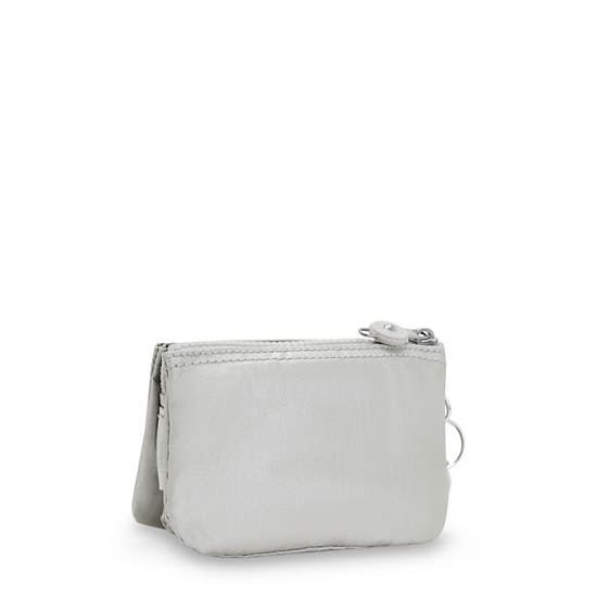 Kipling Creativity Small Metallic Pouch Tassen Zilver | België 1106PJ